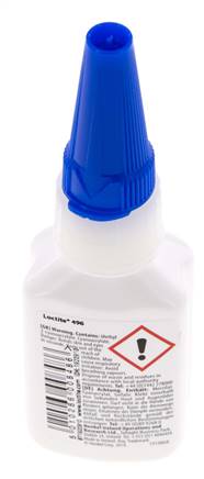 Loctite Adhesivo Instantáneo 20ml Transparente 20-60s Tiempo De Curado Metales, Plásticos Y Superficies De Caucho