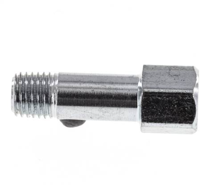 Extensión de la boquilla de engrase M8x1 de acero macho/hembra 28mm