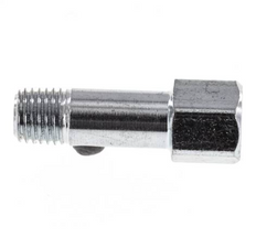 Extensión de la boquilla de engrase M8x1 de acero macho/hembra 28mm