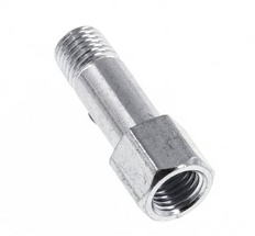 Extensión de la boquilla de engrase M8x1 de acero macho/hembra 28mm
