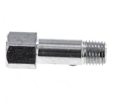 Extensión de la boquilla de engrase M8x1 de acero macho/hembra 28mm