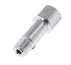 Extensión de la boquilla de engrase M8x1 de acero macho/hembra 28mm