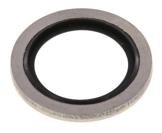 G 1/2" Acero inoxidable/FKM Sello hidráulico 21.5x28.6x2 mm