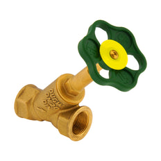G2-1/2'' Latón Válvula De Asiento Inclinado PTFE 10 Bar Agua Potable- AL2BM