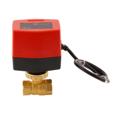 Válvula de bola electrica BW2 1/2'' 2 vías 24V AC 3 puntos