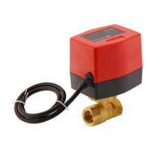 Válvula de bola electrica BW2 1/2'' 2 vías 24V AC 3 puntos