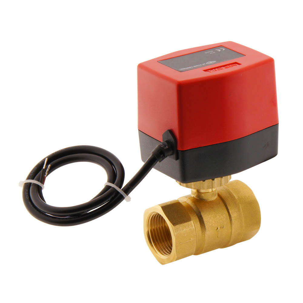 Válvula de bola electrica BW2 1'' 2 vías 24V AC 3 puntos