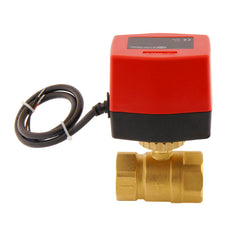 Válvula de bola electrica BW2 1'' 2 vías 12V DC rele