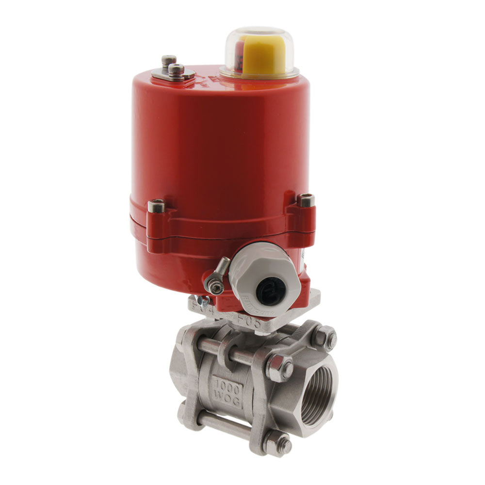 Válvula De Bola Electrica De Acero Inoxidable De 2 Vías G1-1/4'' 12V CC - BL2SA3