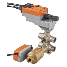 Belimo Válvula De Zona PI De 6 Vías Rp1/2 Kvs1.8 24VAC/DC BACnet/Modbus/MP-Bus 0-10/2-10V IP40 C615QP-D+BAC
