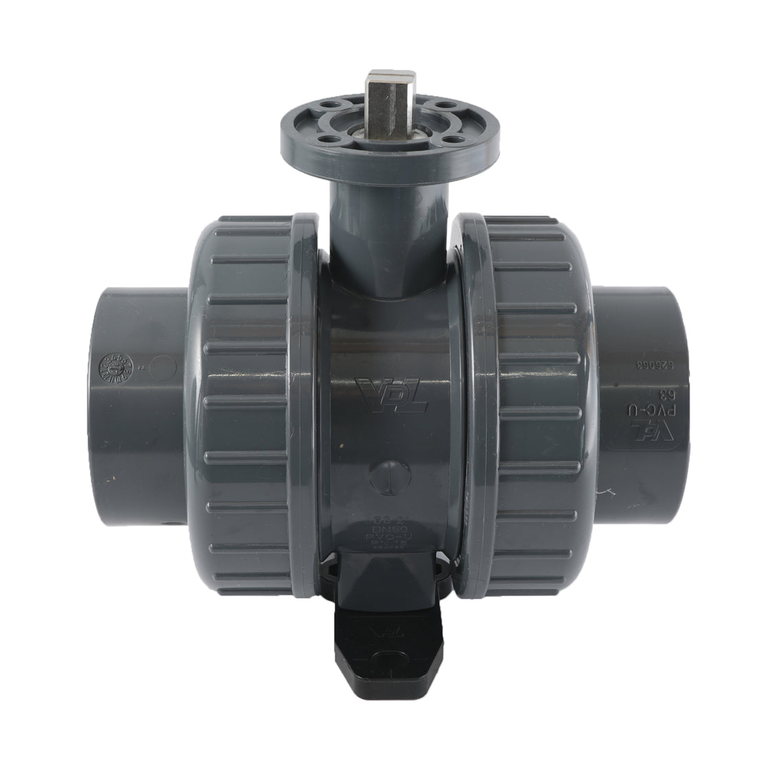 Válvula De Bola PVC De 2 Vías De 63mm ISO-Top Socket - 614 - VDL