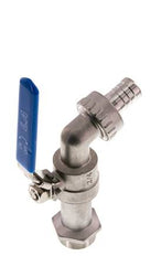 Válvula de bola de acero inoxidable de 2 vías para grifos G 3/4 pulgadas