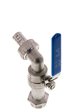 Válvula de bola de acero inoxidable de 2 vías para grifos G 3/4 pulgadas