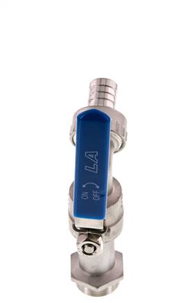 Válvula de bola de acero inoxidable de 2 vías para grifos G 3/4 pulgadas