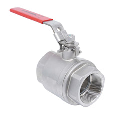 Rp 1'' F/F 2 piezas de 2 vías válvula de bola de acero inoxidable 69 bar RTFE - TamesonPRO 1111-100