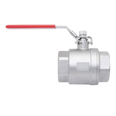 Rp 1/4'' F/F 2 piezas de 2 vías válvula de bola de acero inoxidable 69 bar RTFE - TamesonPRO 1111-014