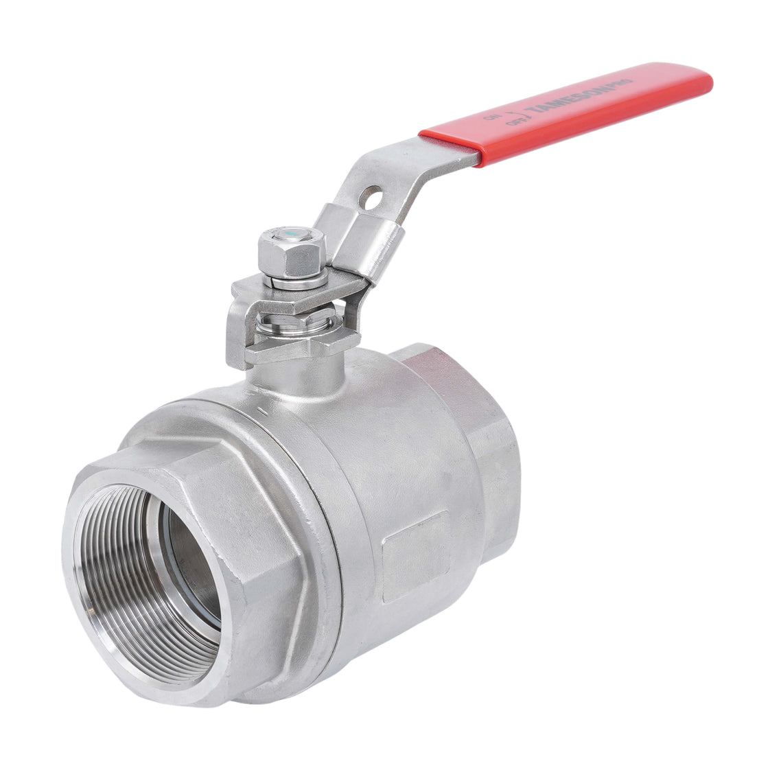 Rp 1'' F/F 2 piezas de 2 vías válvula de bola de acero inoxidable 69 bar RTFE - TamesonPRO 1111-100