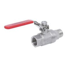 R/Rp 1/2'' 2 piezas de 2 vías válvula de bola de acero inoxidable 69 bar RTFE - TamesonPRO 1112-012