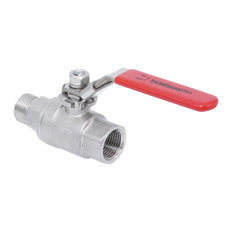 R/Rp 3/8'' 2 piezas de 2 vías válvula de bola de acero inoxidable 69 bar RTFE - TamesonPRO 1112-038