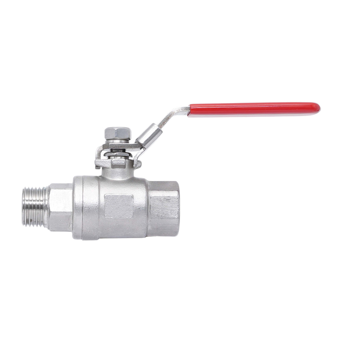 R/Rp 3/8'' 2 piezas de 2 vías válvula de bola de acero inoxidable 69 bar RTFE - TamesonPRO 1112-038