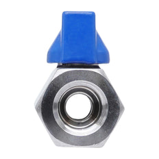 G 1/2'' F/F Válvula De Bola Mini De Acero Inoxidable 69 Bar PTFE - TamesonPRO 1113-012-F
