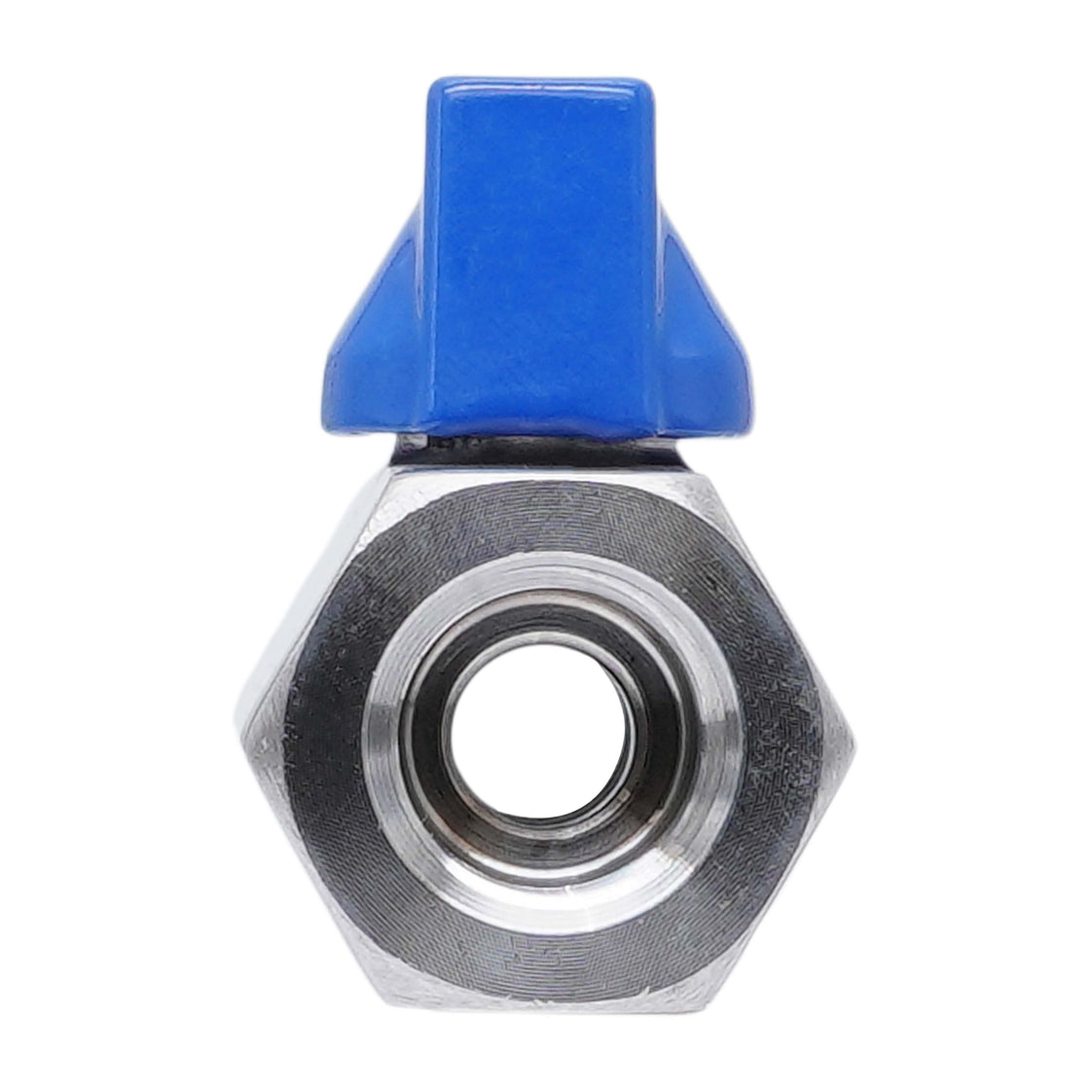 G 3/8'' F/F Válvula De Bola Mini De Acero Inoxidable 69 Bar PTFE - TamesonPRO 1113-038-F