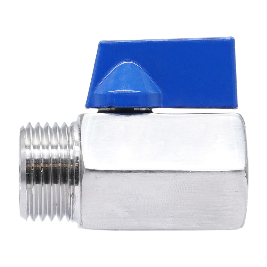 G 3/8'' M/F Válvula De Bola Mini 2 Vías Acero Inoxidable 69 Bar PTFE - TamesonPRO 1113-038-MF