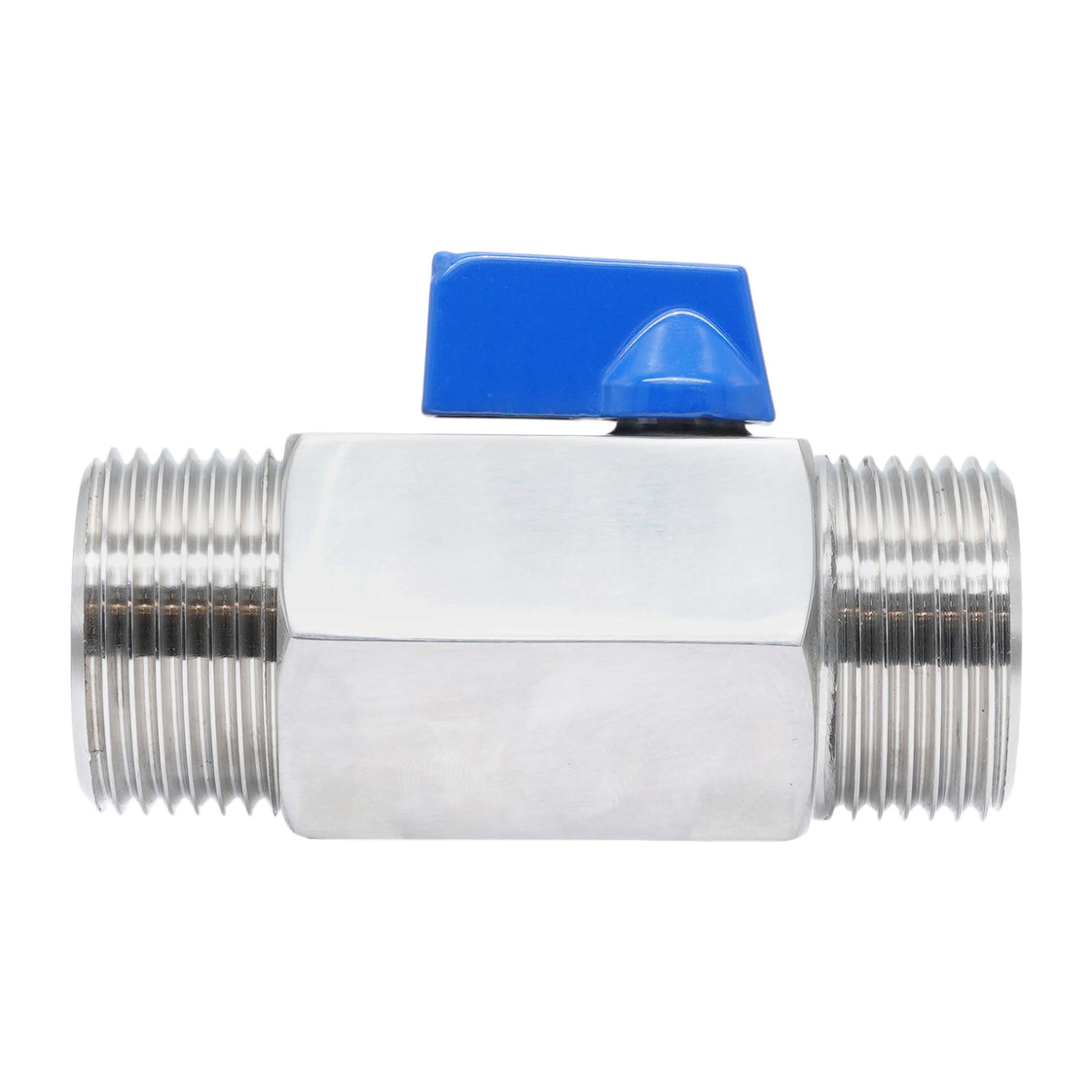 G 1/2'' M/M Válvula De Bola Mini 2 Vías Acero Inoxidable 69 Bar PTFE - TamesonPRO 1113-012-M