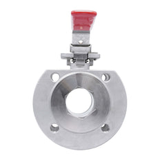 DN25 PN40 1-Pieza 2-Vías Acero Inoxidable Brida Válvula De Bola PTFE ISO-Top F04 - TamesonPRO 1122-025