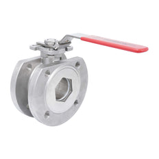 DN20 PN40 1-Pieza 2-Vías Acero Inoxidable Brida Válvula De Bola PTFE ISO-Top F03 - TamesonPRO 1122-020