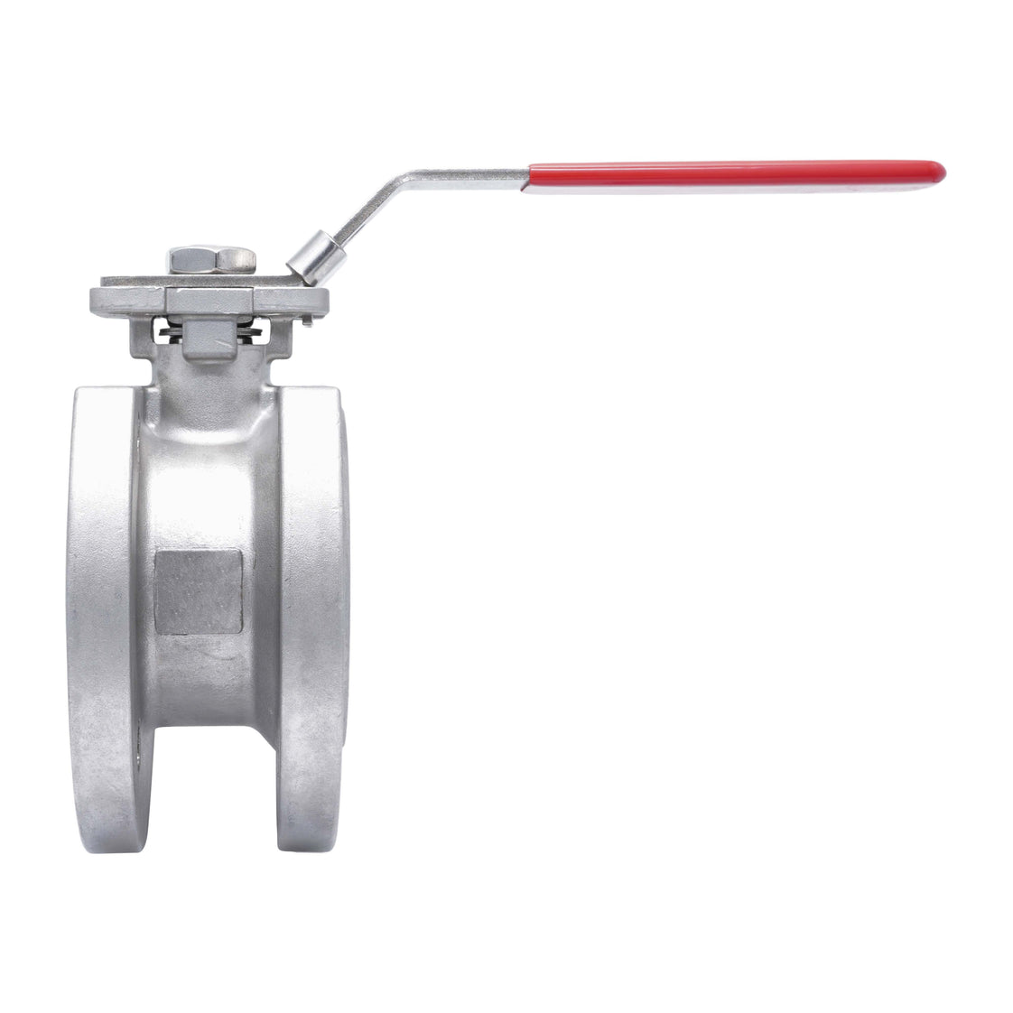 DN20 PN40 1-Pieza 2-Vías Acero Inoxidable Brida Válvula De Bola PTFE ISO-Top F03 - TamesonPRO 1122-020