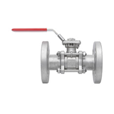 DN15 PN40 Válvula De Bola Flangeada De Acero Inoxidable De 3 Piezas De 2 Vías PTFE ISO-Top F03/F04 - TamesonPRO 1124-015