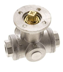 Válvula de bola de 3 vías en L G1/4'' latón ISO-Top 40bar - BL3BAL