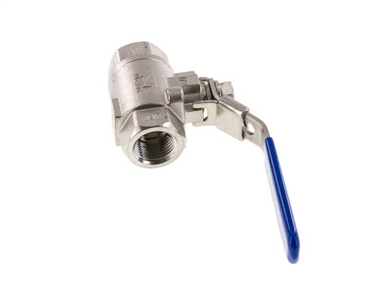 G Válvula de bola de acero inoxidable con ventilación de 1/2 pulgada