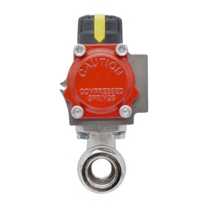 Válvula De Bola Neumática G1/4'' Latón Doble Efecto