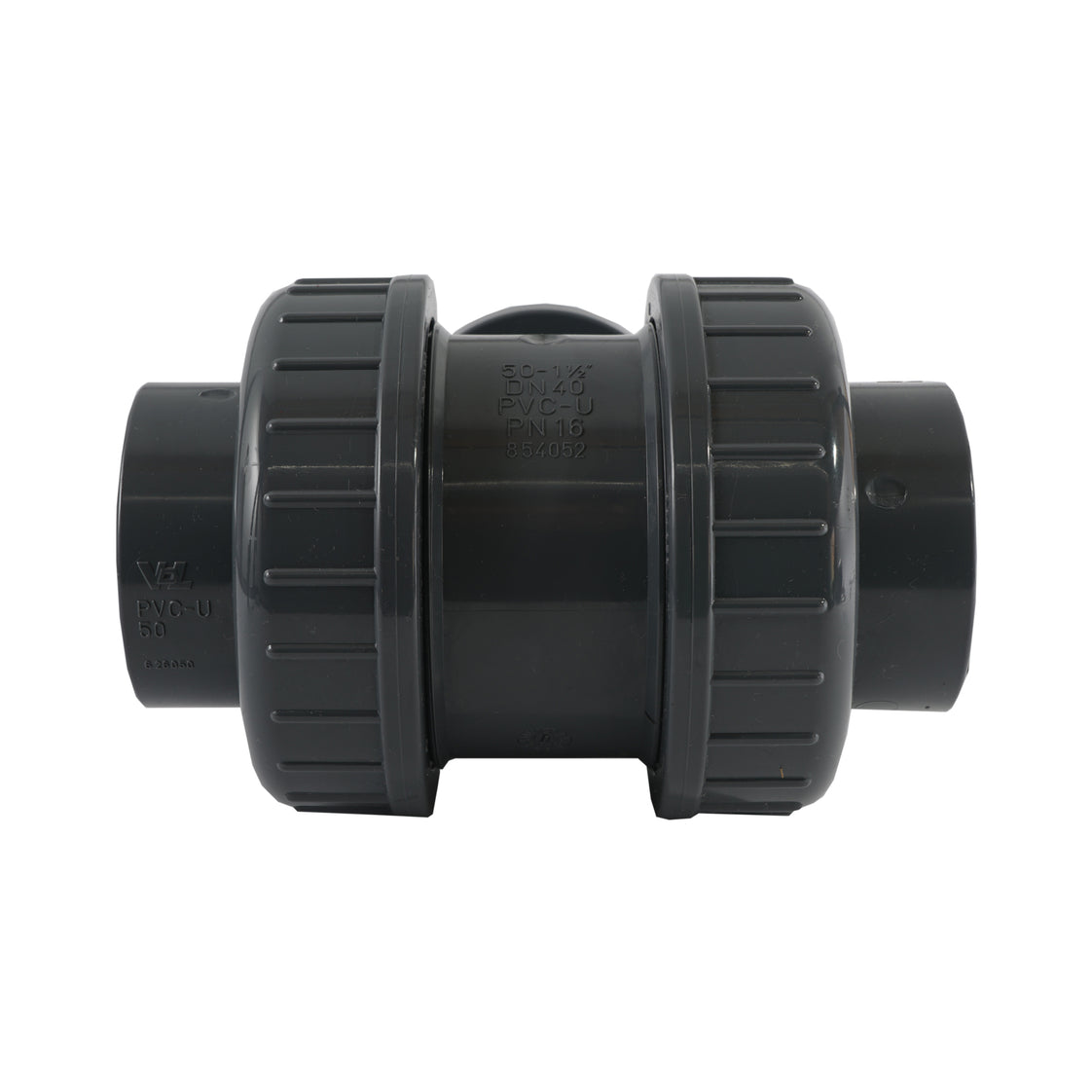 Válvula de bola neumática de PVC de 2 vías y 50 mm, abierta por resorte - VDL