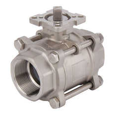 Válvula de bola neumática de acero inoxidable de 2 vías y doble efecto G2-1/2'' - BL2SA3