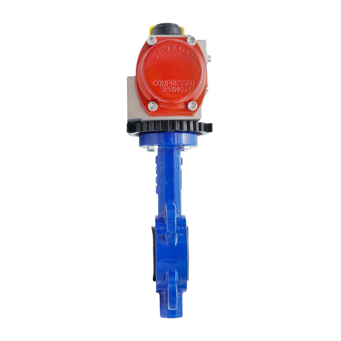 Válvula Mariposa Neumática DN32 (1-1/4 Pulgada) Lug Fundición De Hierro Acero Inoxidable NBR Doble Efecto