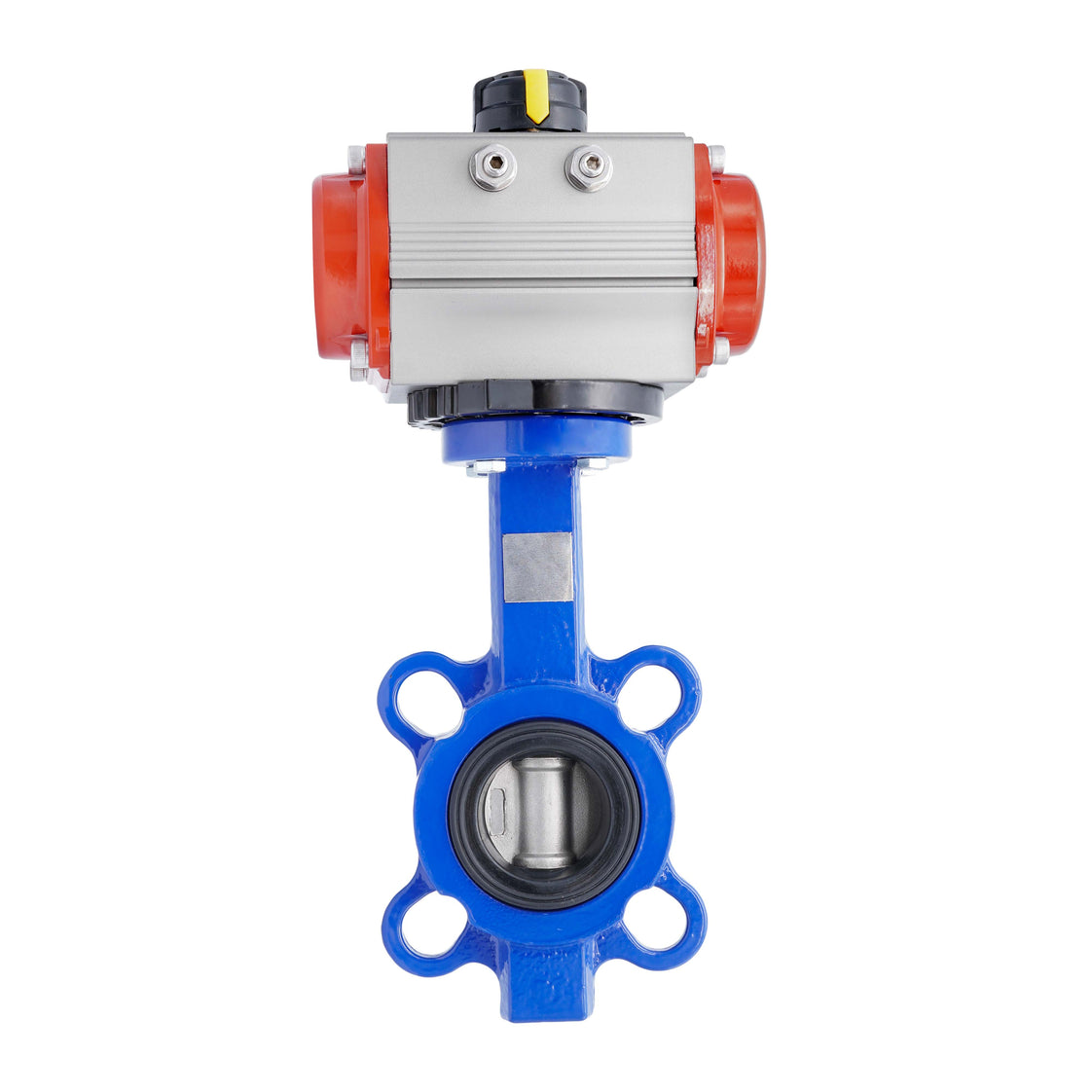 Válvula Mariposa Neumática DN50 (2 Pulgada) Lug Fundición De Hierro GGG 40 EPDM Doble Efecto