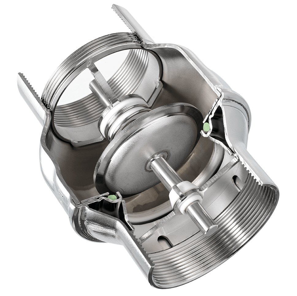 G3'' Acero Inoxidable 316 Válvula Antirretorno FEP 0.03-16bar (0.44-232psi)