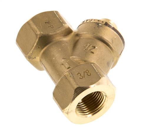 Rp 3/8'' Latón Válvula De Retención Tipo Y 10 Bar (145 Psi) NBR