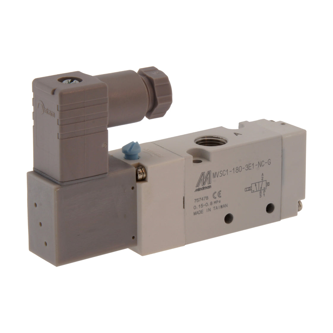 NPT 1/8'' 110V AC 3/2 vías NO Electroválvula 1,5-8bar MVSC1