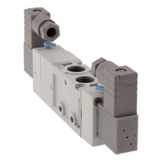 NPT 1/4'' 110V AC Válvula de solenoide de 5/3 vías con cierre centralizado 3-8bar MVSC1