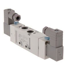 NPT 1/4'' 24V DC Válvula de solenoide de 5/3 vías con cierre centralizado 3-8bar MVSC1