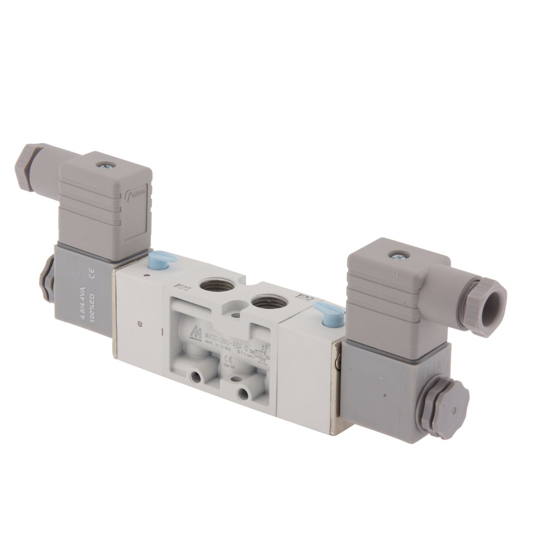 G1/8'' 230V AC 5/2 vías Válvula de solenoide biestable 2-8bar MVSC