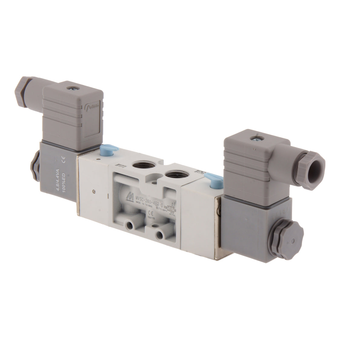G1/8'' 230V AC 5/2 vías Válvula de solenoide biestable 2-8bar MVSC