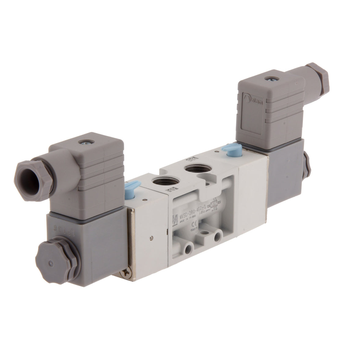 G1/4'' 24V DC 5/2 vías Válvula de solenoide biestable 2-8bar MVSC-260