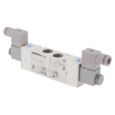 NPT 3/8'' 110V AC 5/2 vías Válvula de solenoide biestable 2-8bar MVSC