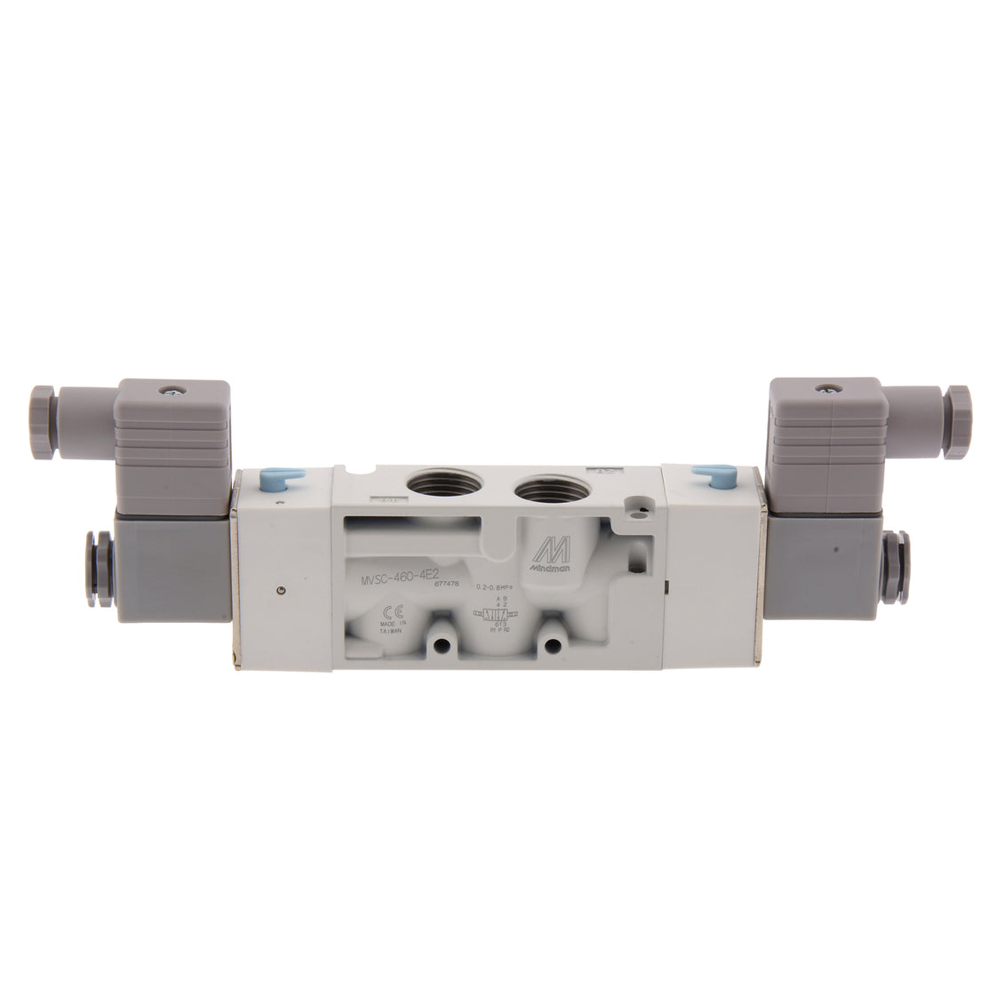 G3/8'' 24V DC 5/2 vías Válvula de solenoide biestable 2-8bar MVSC