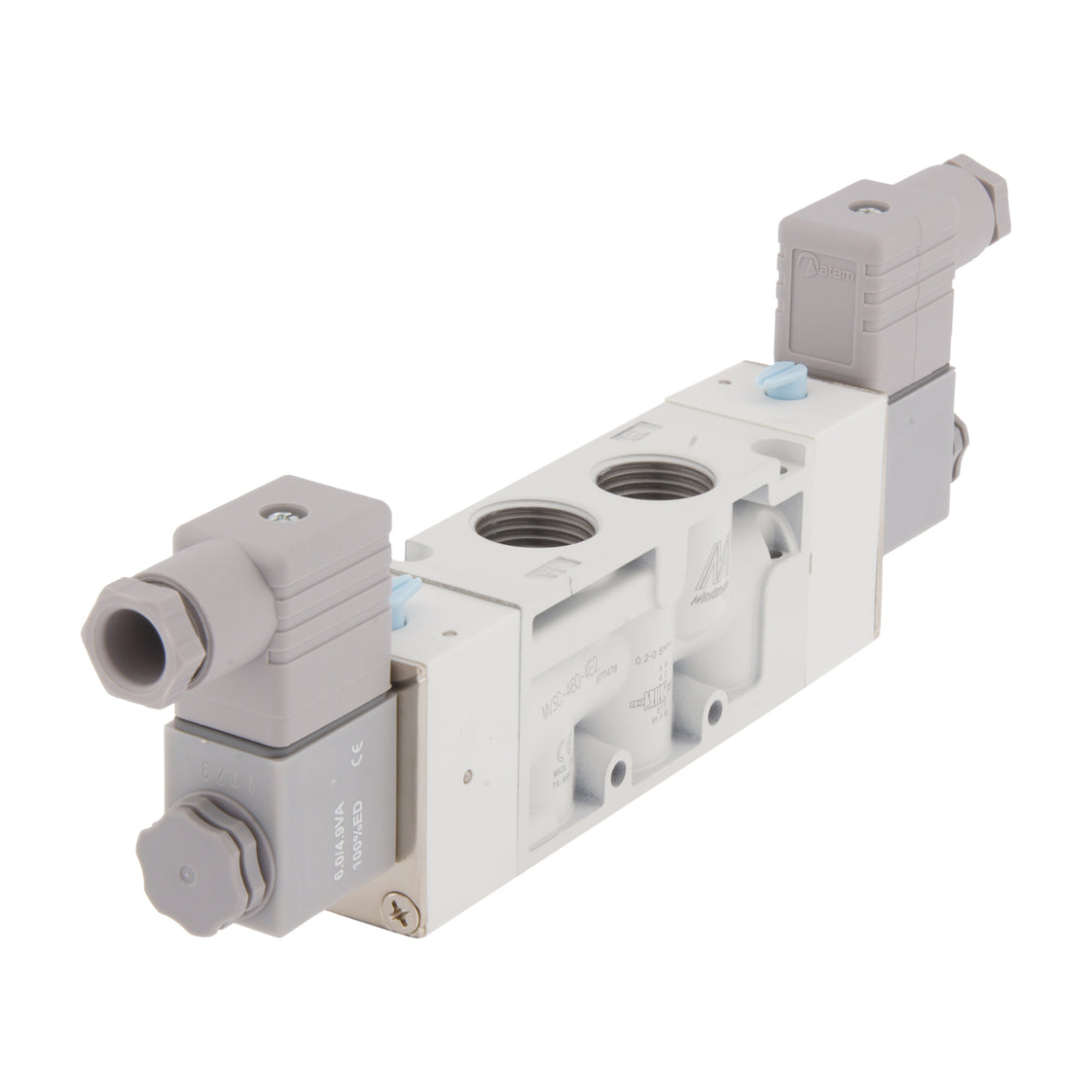 G3/8'' 24V DC 5/2 vías Válvula de solenoide biestable 2-8bar MVSC
